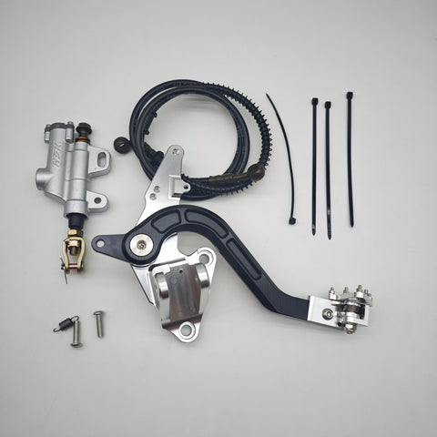 sur ron pedal kit Rear Foot Brake Pedal Upgrade — Surron, Talaria & Falcon Pro (CNC) VZN – VisionPRO Lighting Performance